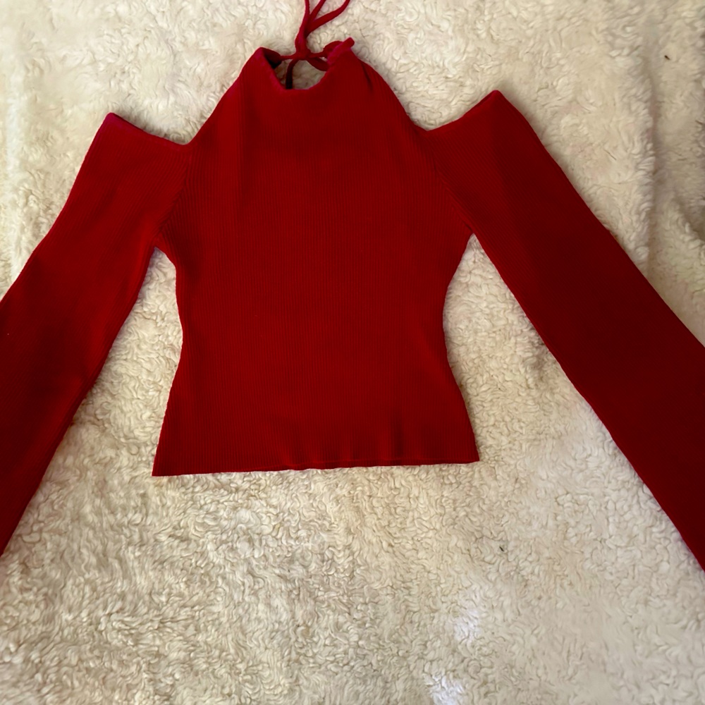 Honey belle  red  sweater